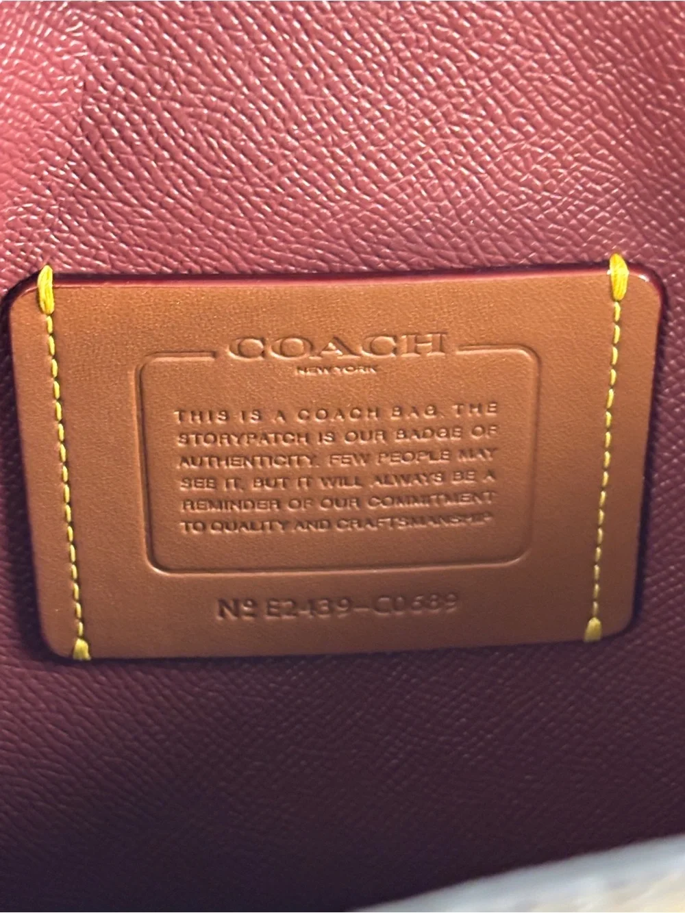 Coach Willow Tote Black Pebbled Leather (Model C0689)
